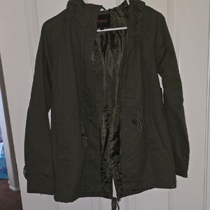 Ambiance Green Utility Jacket Versatile Style